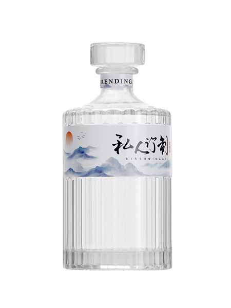 晶白酒瓶-009  